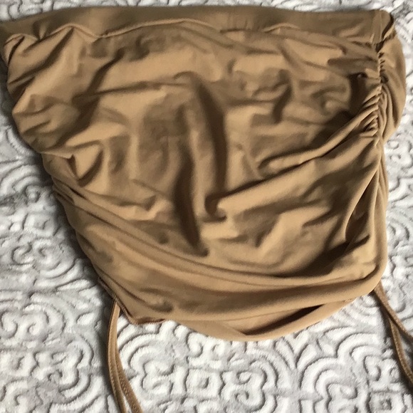 MKM Designs Nude Ruched Tube Top XL - Picture 9 of 12